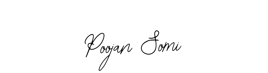 Poojan Somi stylish signature style. Best Handwritten Sign (Bearetta-2O07w) for my name. Handwritten Signature Collection Ideas for my name Poojan Somi. Poojan Somi signature style 12 images and pictures png