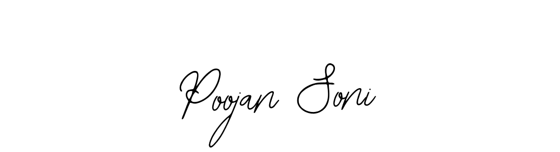 Poojan Soni stylish signature style. Best Handwritten Sign (Bearetta-2O07w) for my name. Handwritten Signature Collection Ideas for my name Poojan Soni. Poojan Soni signature style 12 images and pictures png
