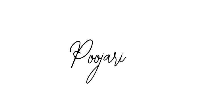 Make a beautiful signature design for name Poojari. With this signature (Bearetta-2O07w) style, you can create a handwritten signature for free. Poojari signature style 12 images and pictures png