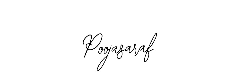 Poojasaraf stylish signature style. Best Handwritten Sign (Bearetta-2O07w) for my name. Handwritten Signature Collection Ideas for my name Poojasaraf. Poojasaraf signature style 12 images and pictures png