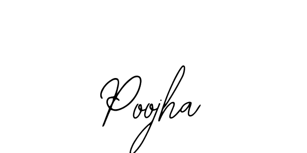 Bearetta-2O07w is a professional signature style that is perfect for those who want to add a touch of class to their signature. It is also a great choice for those who want to make their signature more unique. Get Poojha name to fancy signature for free. Poojha signature style 12 images and pictures png