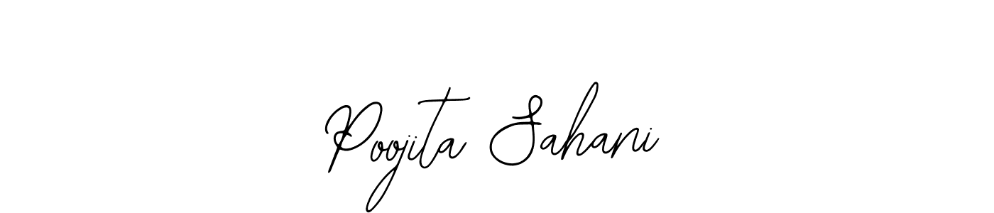Design your own signature with our free online signature maker. With this signature software, you can create a handwritten (Bearetta-2O07w) signature for name Poojita Sahani. Poojita Sahani signature style 12 images and pictures png