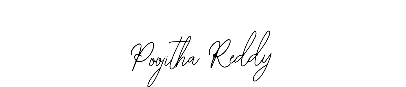 It looks lik you need a new signature style for name Poojitha Reddy. Design unique handwritten (Bearetta-2O07w) signature with our free signature maker in just a few clicks. Poojitha Reddy signature style 12 images and pictures png