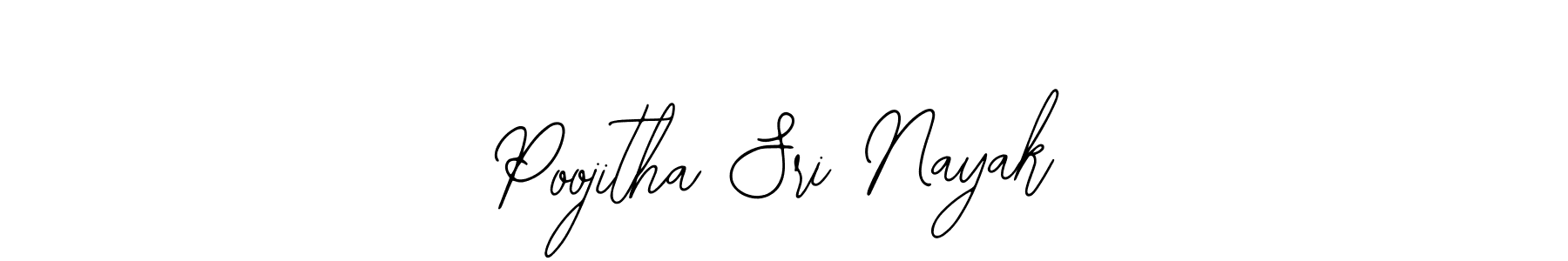 It looks lik you need a new signature style for name Poojitha Sri Nayak. Design unique handwritten (Bearetta-2O07w) signature with our free signature maker in just a few clicks. Poojitha Sri Nayak signature style 12 images and pictures png