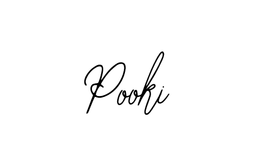 Design your own signature with our free online signature maker. With this signature software, you can create a handwritten (Bearetta-2O07w) signature for name Pooki. Pooki signature style 12 images and pictures png