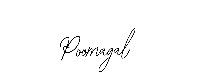 Use a signature maker to create a handwritten signature online. With this signature software, you can design (Bearetta-2O07w) your own signature for name Poomagal. Poomagal signature style 12 images and pictures png