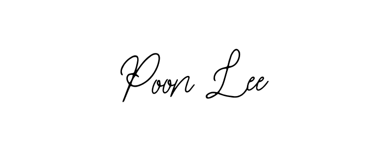 if you are searching for the best signature style for your name Poon Lee. so please give up your signature search. here we have designed multiple signature styles  using Bearetta-2O07w. Poon Lee signature style 12 images and pictures png