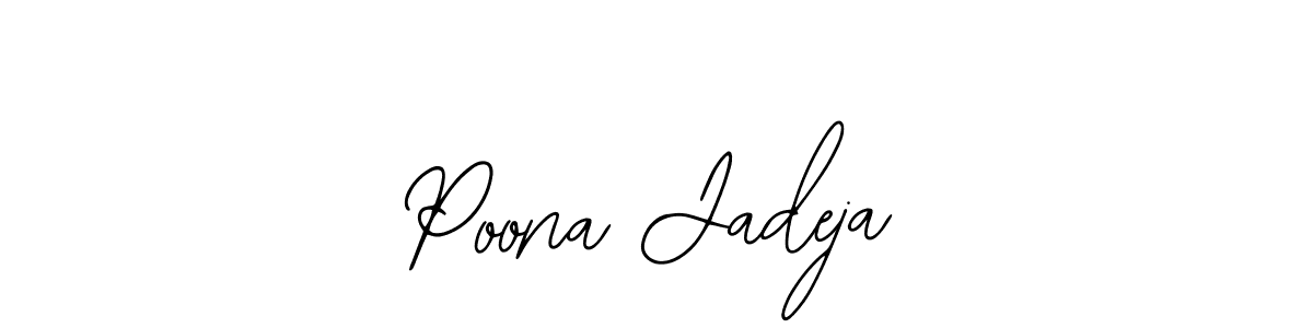 The best way (Bearetta-2O07w) to make a short signature is to pick only two or three words in your name. The name Poona Jadeja include a total of six letters. For converting this name. Poona Jadeja signature style 12 images and pictures png