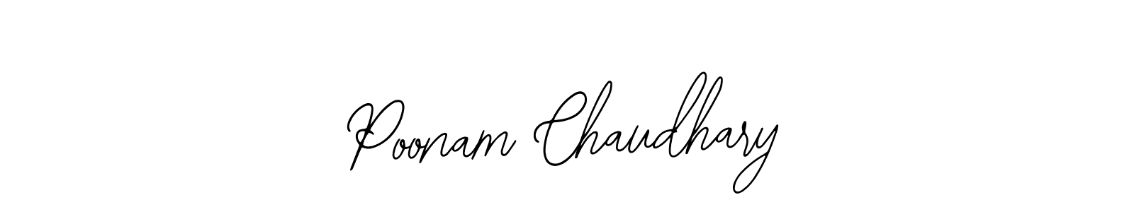 Design your own signature with our free online signature maker. With this signature software, you can create a handwritten (Bearetta-2O07w) signature for name Poonam Chaudhary. Poonam Chaudhary signature style 12 images and pictures png