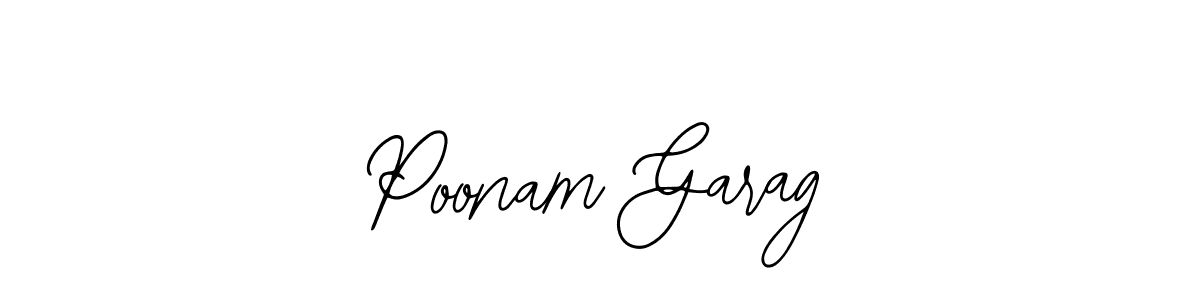 Poonam Garag stylish signature style. Best Handwritten Sign (Bearetta-2O07w) for my name. Handwritten Signature Collection Ideas for my name Poonam Garag. Poonam Garag signature style 12 images and pictures png