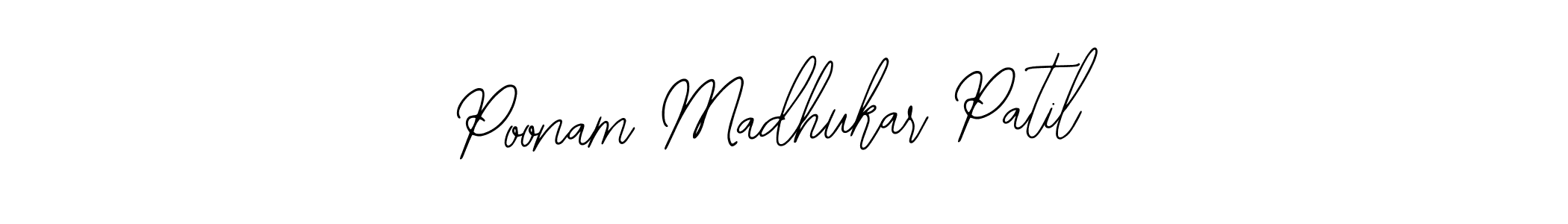 Also we have Poonam Madhukar Patil name is the best signature style. Create professional handwritten signature collection using Bearetta-2O07w autograph style. Poonam Madhukar Patil signature style 12 images and pictures png