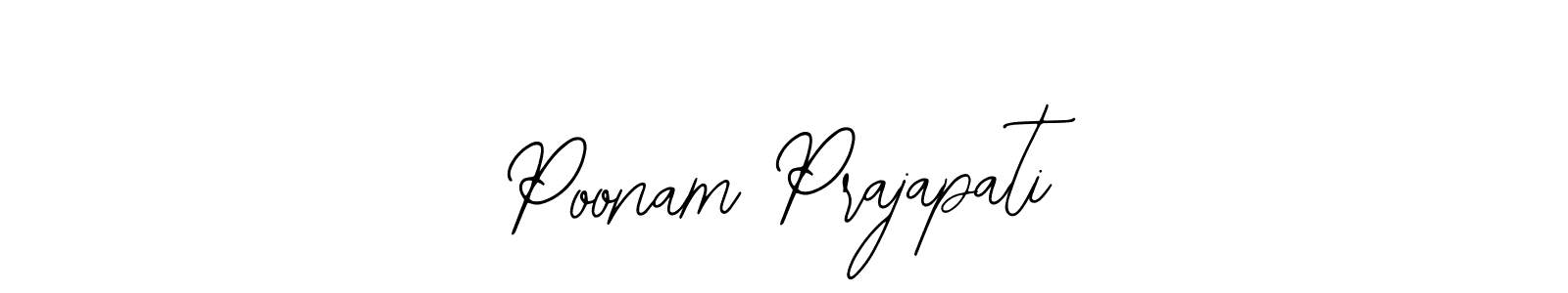 Make a short Poonam Prajapati signature style. Manage your documents anywhere anytime using Bearetta-2O07w. Create and add eSignatures, submit forms, share and send files easily. Poonam Prajapati signature style 12 images and pictures png