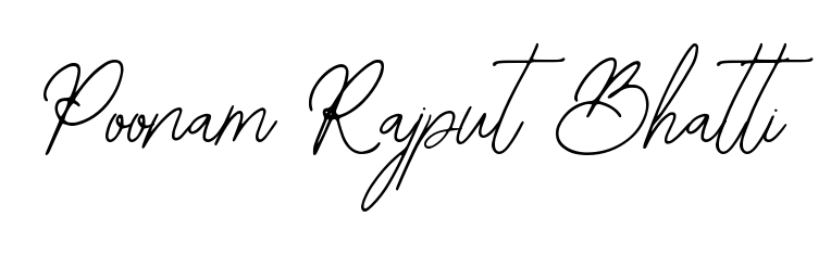 Create a personalized artistic stamp with Poonam Rajput Bhatti in Bearetta-2O07w font. Perfect for visual artists, designers, and influencers. Poonam Rajput Bhatti signature style 12 images and pictures png