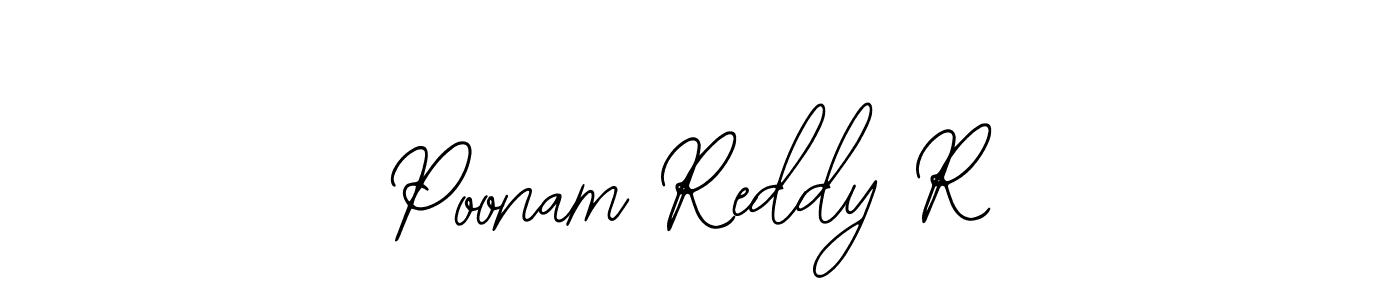 You can use this online signature creator to create a handwritten signature for the name Poonam Reddy R. This is the best online autograph maker. Poonam Reddy R signature style 12 images and pictures png