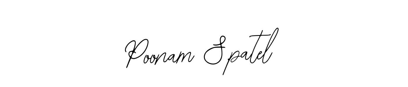 You should practise on your own different ways (Bearetta-2O07w) to write your name (Poonam S.patel) in signature. don't let someone else do it for you. Poonam S.patel signature style 12 images and pictures png