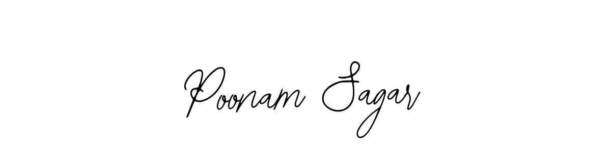 Also we have Poonam Sagar name is the best signature style. Create professional handwritten signature collection using Bearetta-2O07w autograph style. Poonam Sagar signature style 12 images and pictures png