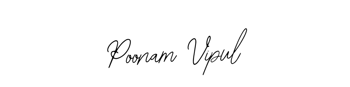 Similarly Bearetta-2O07w is the best handwritten signature design. Signature creator online .You can use it as an online autograph creator for name Poonam Vipul. Poonam Vipul signature style 12 images and pictures png