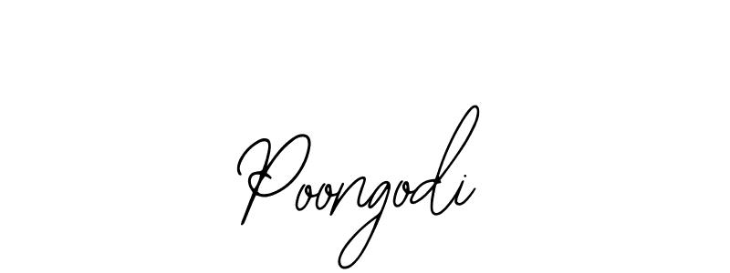 Design your own signature with our free online signature maker. With this signature software, you can create a handwritten (Bearetta-2O07w) signature for name Poongodi. Poongodi signature style 12 images and pictures png