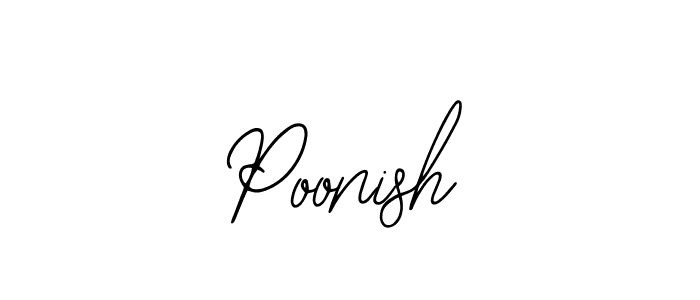How to Draw Poonish signature style? Bearetta-2O07w is a latest design signature styles for name Poonish. Poonish signature style 12 images and pictures png