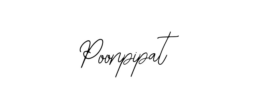 Make a beautiful signature design for name Poonpipat. With this signature (Bearetta-2O07w) style, you can create a handwritten signature for free. Poonpipat signature style 12 images and pictures png