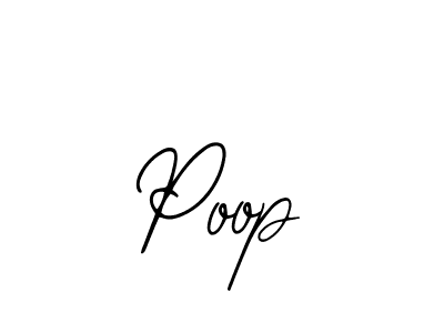 You should practise on your own different ways (Bearetta-2O07w) to write your name (Poop) in signature. don't let someone else do it for you. Poop signature style 12 images and pictures png