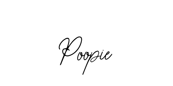 Design your own signature with our free online signature maker. With this signature software, you can create a handwritten (Bearetta-2O07w) signature for name Poopie. Poopie signature style 12 images and pictures png