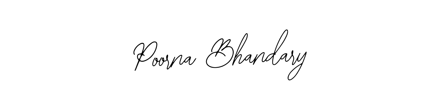 Also You can easily find your signature by using the search form. We will create Poorna Bhandary name handwritten signature images for you free of cost using Bearetta-2O07w sign style. Poorna Bhandary signature style 12 images and pictures png