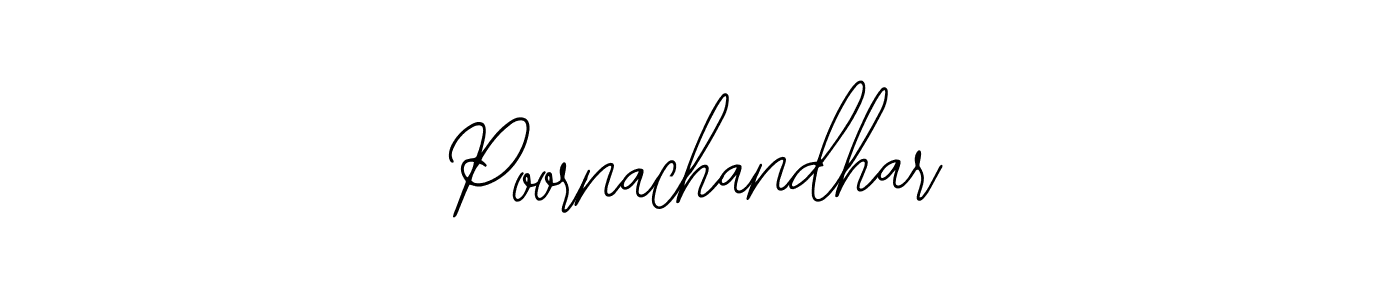 Make a beautiful signature design for name Poornachandhar. Use this online signature maker to create a handwritten signature for free. Poornachandhar signature style 12 images and pictures png
