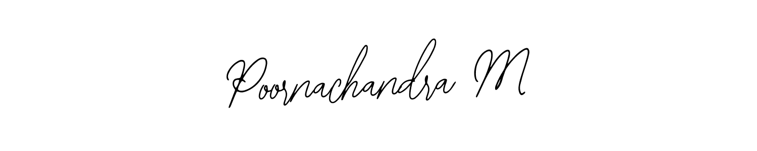 Make a beautiful signature design for name Poornachandra M. With this signature (Bearetta-2O07w) style, you can create a handwritten signature for free. Poornachandra M signature style 12 images and pictures png