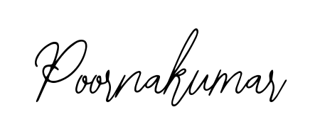 Achieve flawless digital penmanship with Poornakumar name in Bearetta-2O07w font. The perfect tool for creating online signatures. Poornakumar signature style 12 images and pictures png