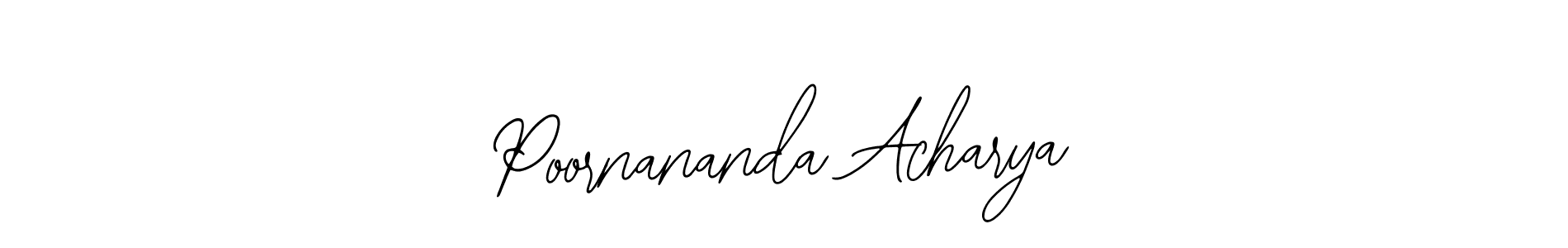This is the best signature style for the Poornananda Acharya name. Also you like these signature font (Bearetta-2O07w). Mix name signature. Poornananda Acharya signature style 12 images and pictures png