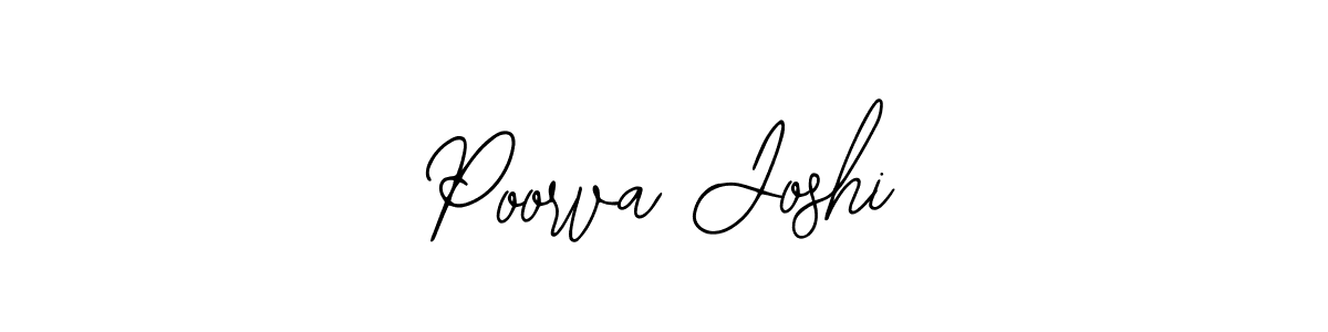 You should practise on your own different ways (Bearetta-2O07w) to write your name (Poorva Joshi) in signature. don't let someone else do it for you. Poorva Joshi signature style 12 images and pictures png