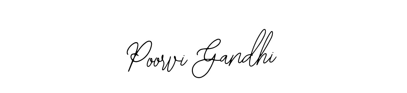 Also we have Poorvi Gandhi name is the best signature style. Create professional handwritten signature collection using Bearetta-2O07w autograph style. Poorvi Gandhi signature style 12 images and pictures png