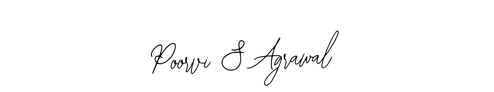 It looks lik you need a new signature style for name Poorvi S Agrawal. Design unique handwritten (Bearetta-2O07w) signature with our free signature maker in just a few clicks. Poorvi S Agrawal signature style 12 images and pictures png