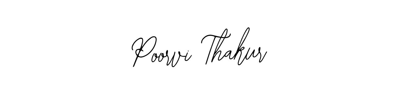 Create a beautiful signature design for name Poorvi Thakur. With this signature (Bearetta-2O07w) fonts, you can make a handwritten signature for free. Poorvi Thakur signature style 12 images and pictures png