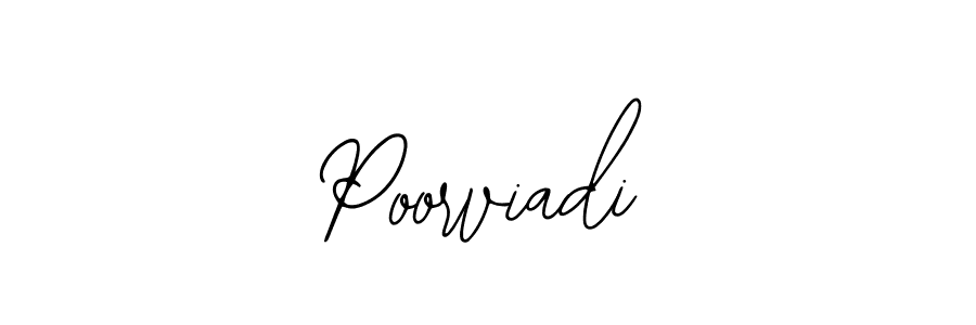 This is the best signature style for the Poorviadi name. Also you like these signature font (Bearetta-2O07w). Mix name signature. Poorviadi signature style 12 images and pictures png