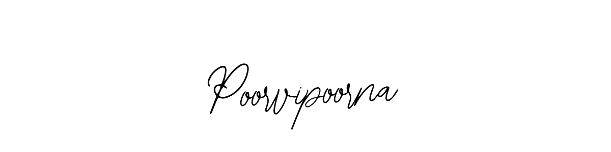 Design your own signature with our free online signature maker. With this signature software, you can create a handwritten (Bearetta-2O07w) signature for name Poorvipoorna. Poorvipoorna signature style 12 images and pictures png