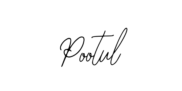 Pootul stylish signature style. Best Handwritten Sign (Bearetta-2O07w) for my name. Handwritten Signature Collection Ideas for my name Pootul. Pootul signature style 12 images and pictures png