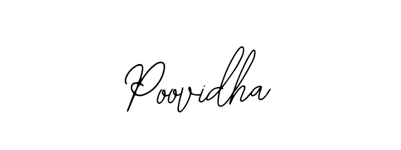 Make a beautiful signature design for name Poovidha. With this signature (Bearetta-2O07w) style, you can create a handwritten signature for free. Poovidha signature style 12 images and pictures png