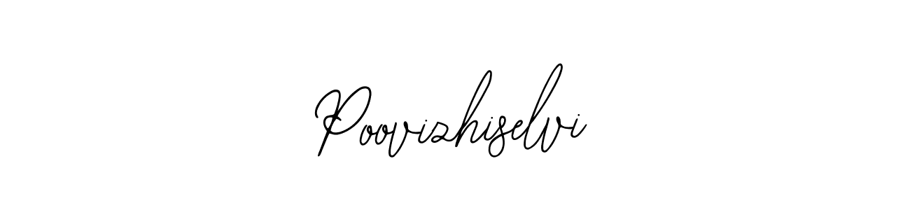The best way (Bearetta-2O07w) to make a short signature is to pick only two or three words in your name. The name Poovizhiselvi include a total of six letters. For converting this name. Poovizhiselvi signature style 12 images and pictures png