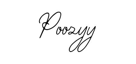 Turn your name Poozyy into a signature brand with Bearetta-2O07w styling. Download in standard PNG or transparent format anytime. Poozyy signature style 12 images and pictures png
