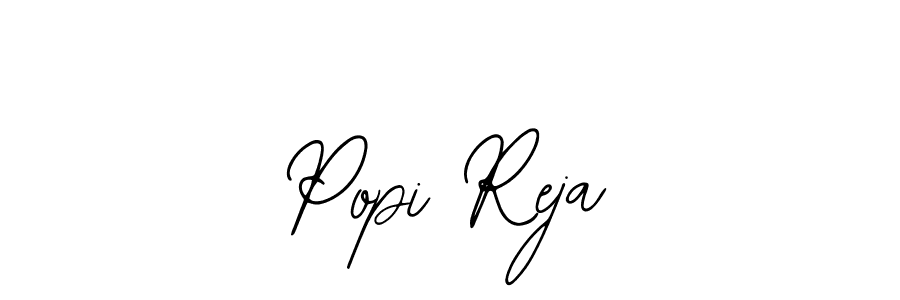 Similarly Bearetta-2O07w is the best handwritten signature design. Signature creator online .You can use it as an online autograph creator for name Popi Reja. Popi Reja signature style 12 images and pictures png