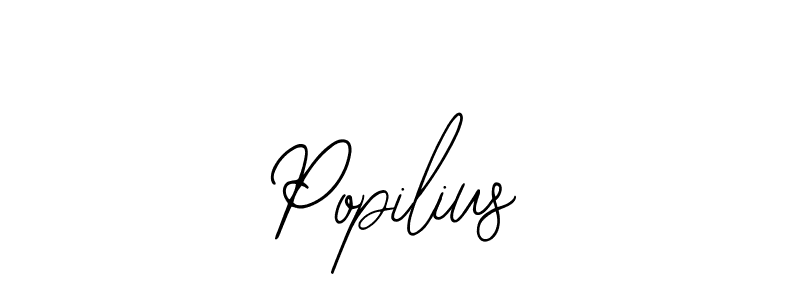 How to make Popilius name signature. Use Bearetta-2O07w style for creating short signs online. This is the latest handwritten sign. Popilius signature style 12 images and pictures png