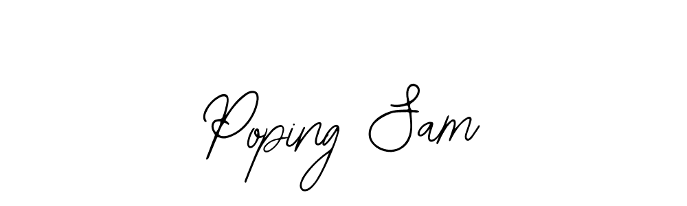 Poping Sam stylish signature style. Best Handwritten Sign (Bearetta-2O07w) for my name. Handwritten Signature Collection Ideas for my name Poping Sam. Poping Sam signature style 12 images and pictures png