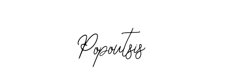 How to make Popoutsis signature? Bearetta-2O07w is a professional autograph style. Create handwritten signature for Popoutsis name. Popoutsis signature style 12 images and pictures png