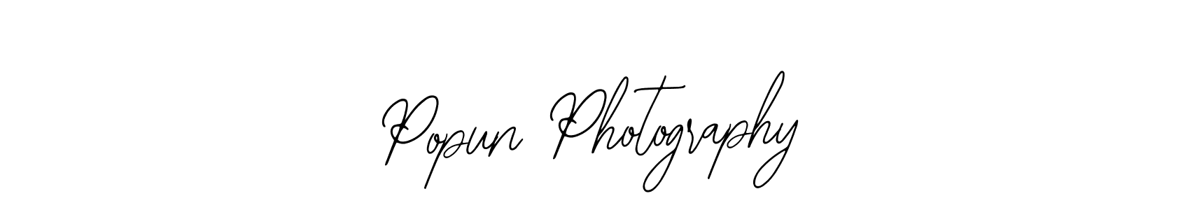 Use a signature maker to create a handwritten signature online. With this signature software, you can design (Bearetta-2O07w) your own signature for name Popun Photography. Popun Photography signature style 12 images and pictures png