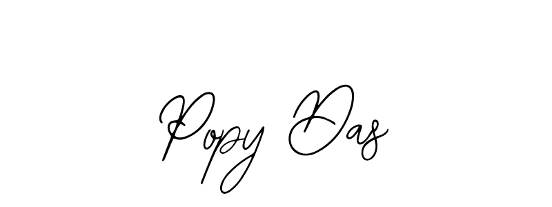You should practise on your own different ways (Bearetta-2O07w) to write your name (Popy Das) in signature. don't let someone else do it for you. Popy Das signature style 12 images and pictures png