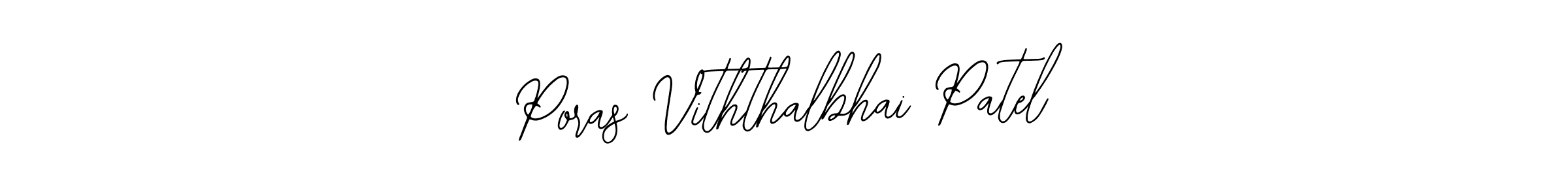 Use a signature maker to create a handwritten signature online. With this signature software, you can design (Bearetta-2O07w) your own signature for name Poras Viththalbhai Patel. Poras Viththalbhai Patel signature style 12 images and pictures png