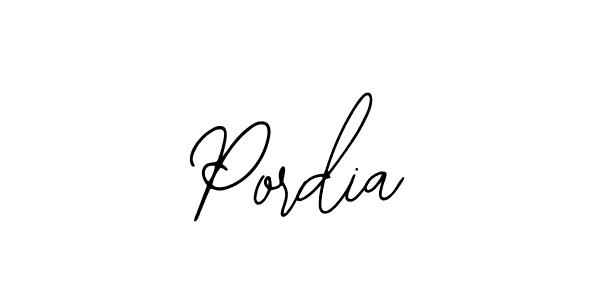 The best way (Bearetta-2O07w) to make a short signature is to pick only two or three words in your name. The name Pordia include a total of six letters. For converting this name. Pordia signature style 12 images and pictures png