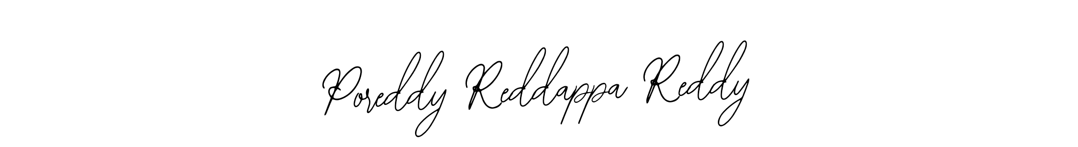 Make a beautiful signature design for name Poreddy Reddappa Reddy. Use this online signature maker to create a handwritten signature for free. Poreddy Reddappa Reddy signature style 12 images and pictures png